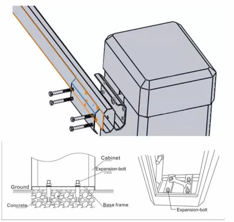 Straight / Fence / Folding Boom Barriers Automatic Barrier Gate Boom Gate