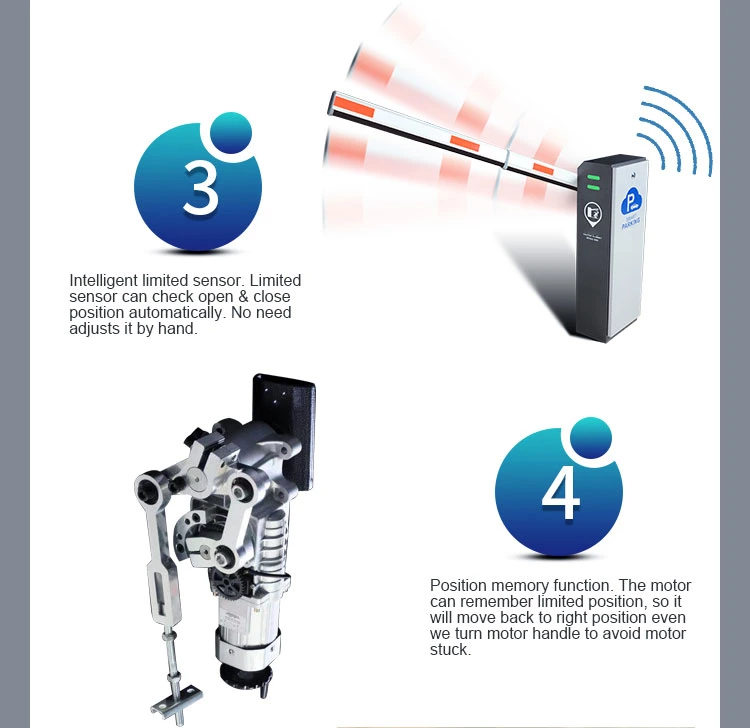 Ankuai Hot Sale Intelligent Barrier Parking System with Ticket and RFID