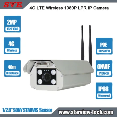 4G LTE sans fil 2.0MP 1080P reconnaissance de plaque d'immatriculation Anpr Lpr système de lecteur de Capture pour caméra de sécurité IP Lpr de stationnement