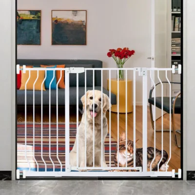 Barrière de sécurité pour portes et escaliers Porte à fermeture automatique pour enfants et chiens